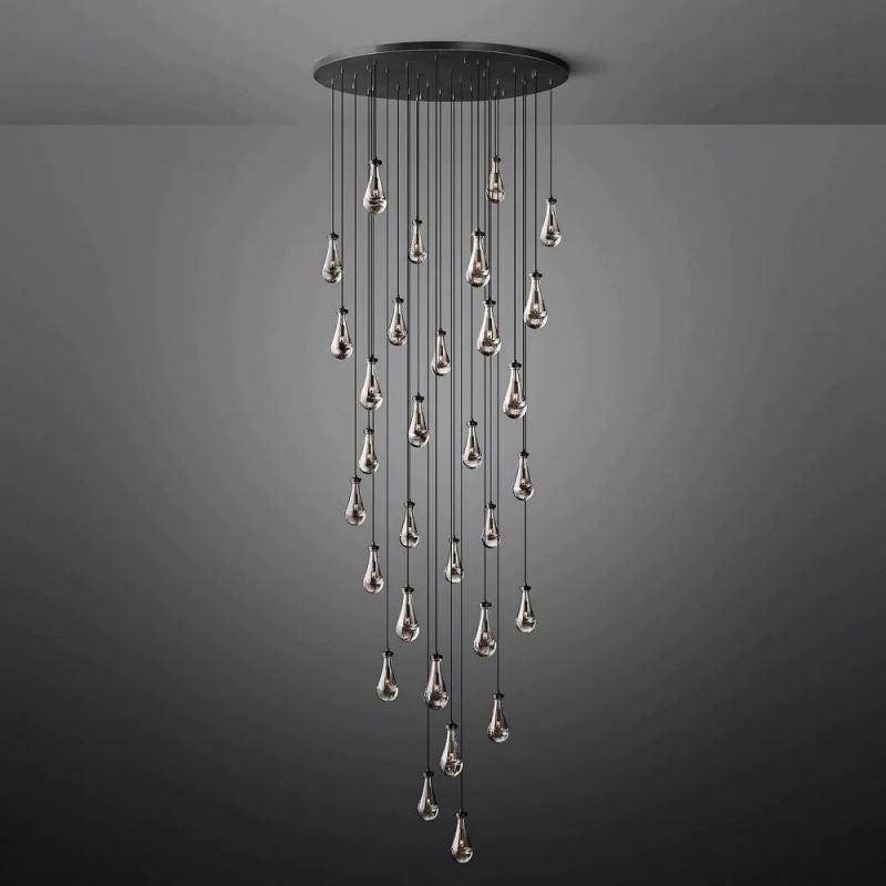Rain Modern Luxury Round Chandelier 60" - King Lamps