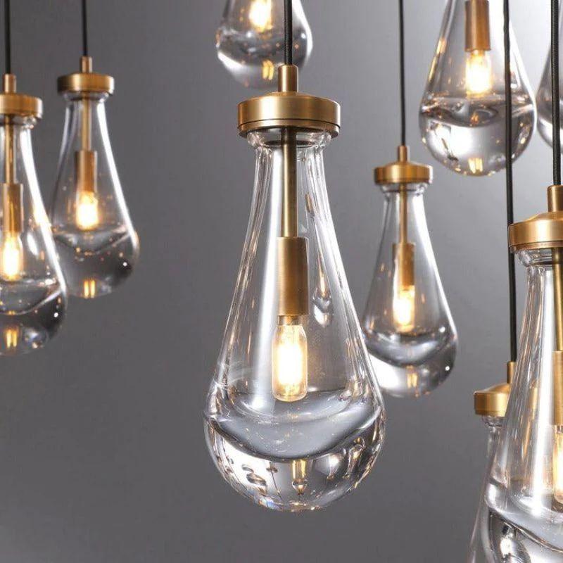 Rain Modern Luxury Round Chandelier 60" - King Lamps
