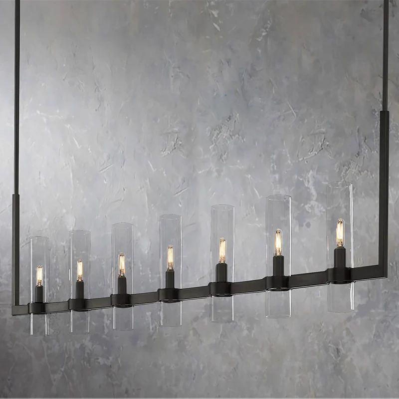 Ravelle Linear Chandelier 59" For Dining Room Kitchen Island - King Lamps