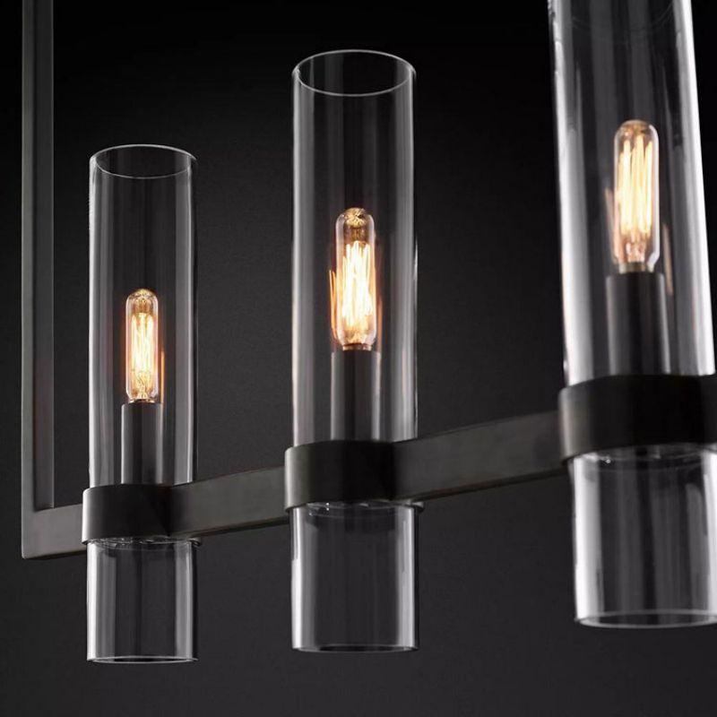 Ravelle Linear Chandelier 59" For Dining Room Kitchen Island - King Lamps