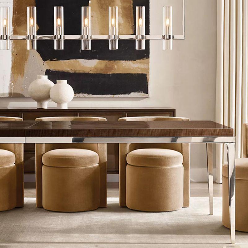 Ravelle Linear Chandelier 59" For Dining Room Kitchen Island - King Lamps