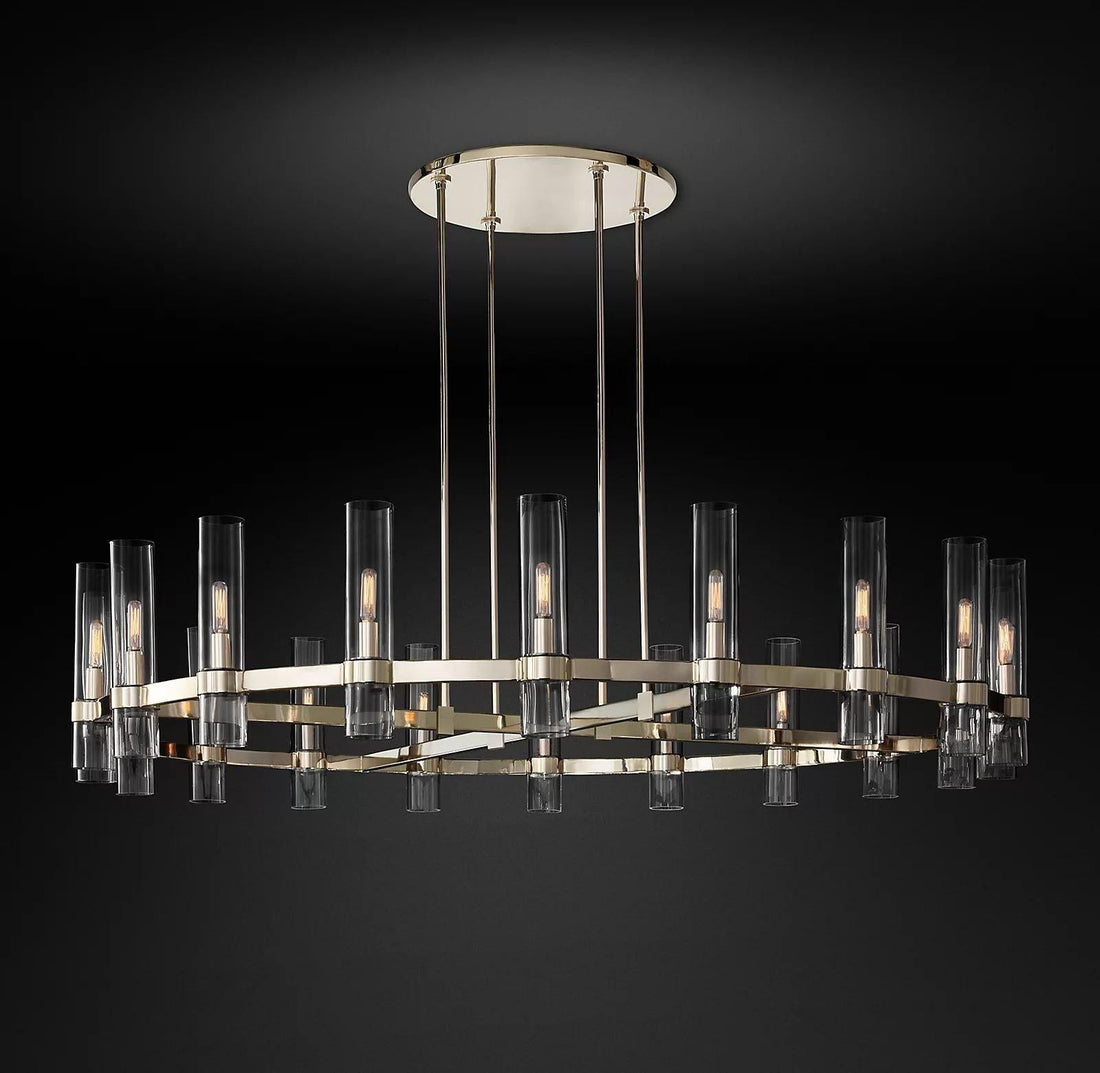 Ravelle Round Chandelier 72" - King Lamps