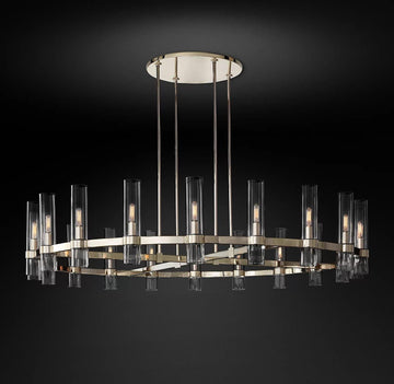 Ravelle Round Chandelier 72" - King Lamps