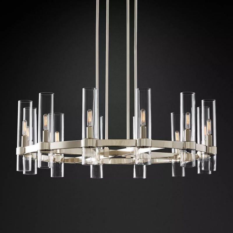 Ravelle Round Chandelier 36" - King Lamps