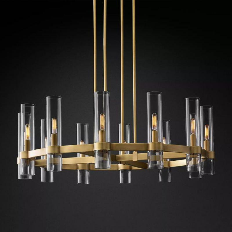 Ravelle Round Chandelier 36" - King Lamps