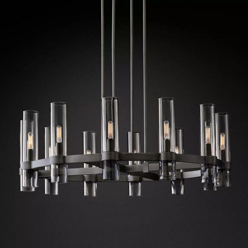 Ravelle Round Chandelier 36" - King Lamps