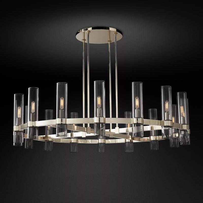 Ravelle Round Chandelier 48" - King Lamps