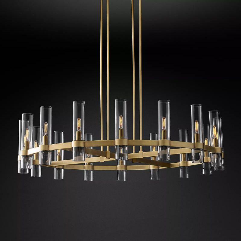 Ravelle Round Chandelier 48" - King Lamps
