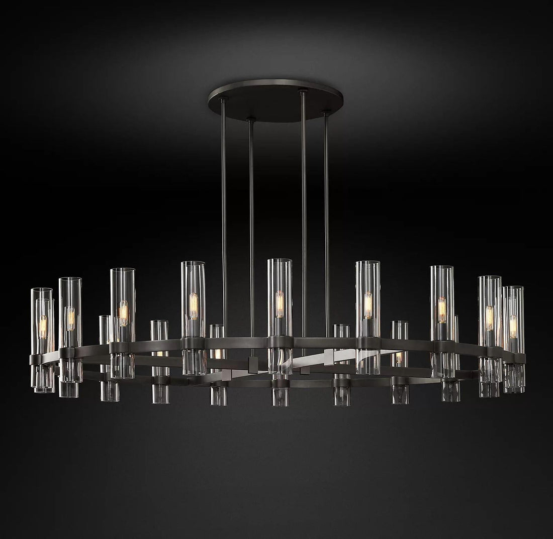 Ravelle Round Chandelier 60" - King Lamps
