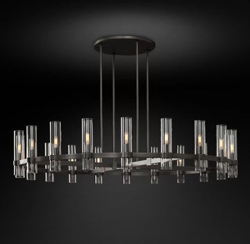 Ravelle Round Chandelier 60" - King Lamps