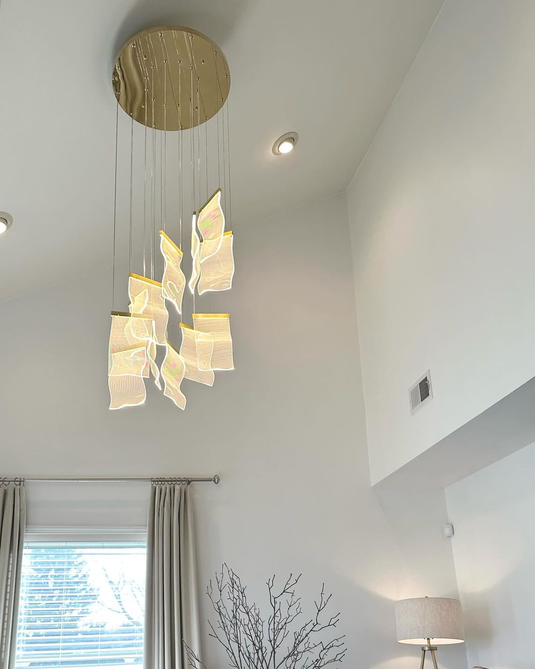 Extra Large Modern Acrylic Chandelier for Staircase/Foyer/Villa/Hall-King Lamps