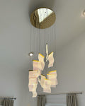Extra Large Modern Acrylic Chandelier for Staircase/Foyer/Villa/Hall-King Lamps