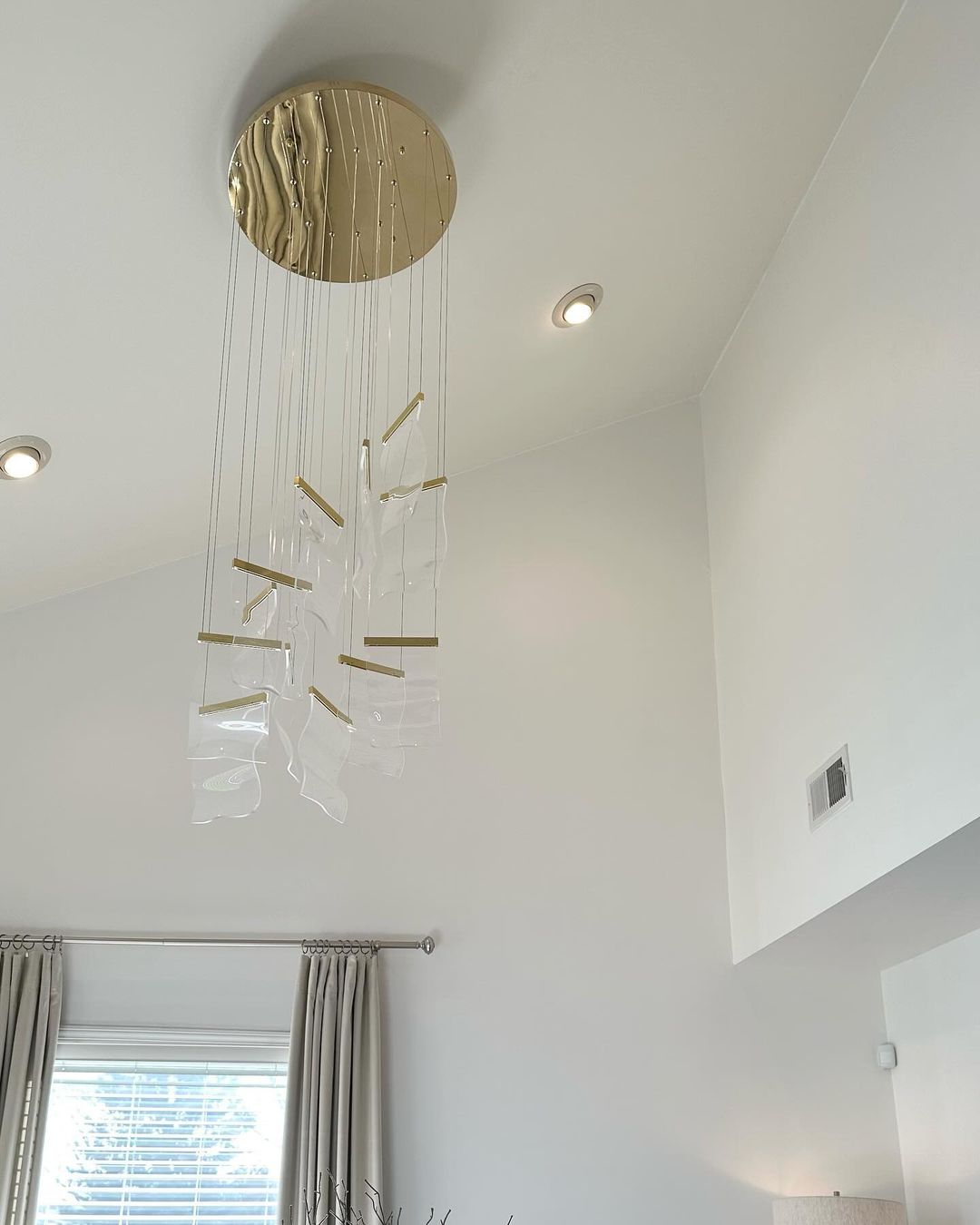 Extra Large Modern Acrylic Chandelier for Staircase/Foyer/Villa/Hall-King Lamps