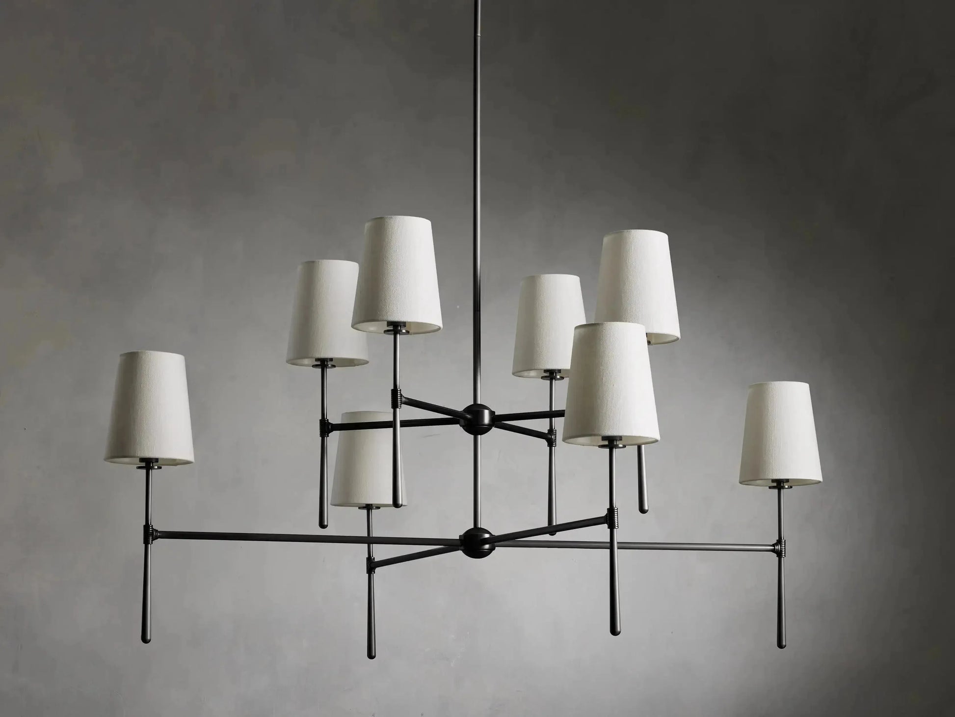 Rhodes 2-Tier Round Chandelier - King Lamps