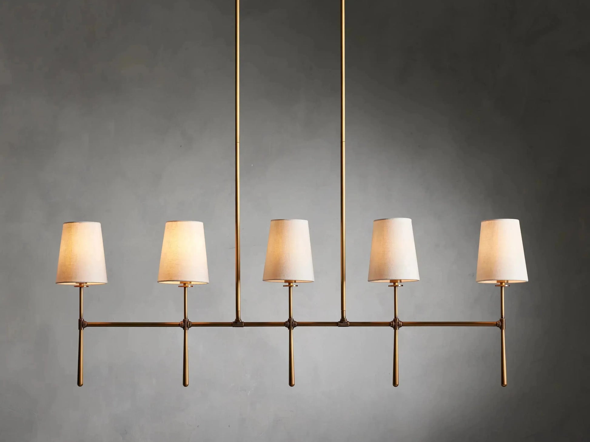Rhodes Linear Chandelier 5/6 Light - King Lamps