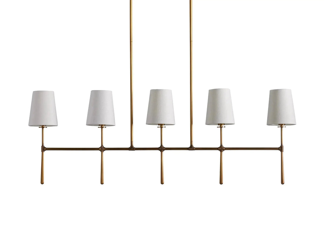 Rhodes Linear Chandelier 5/6 Light - King Lamps