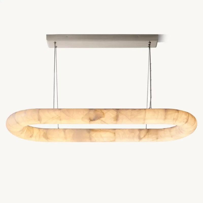 Rivage Lisse Oval Chandelier 57″ - King Lamps