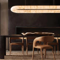 Rivage Lisse Oval Chandelier 74″ - King Lamps