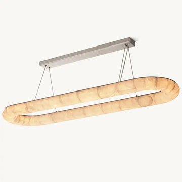 Rivage Lisse Oval Chandelier 74″ - King Lamps