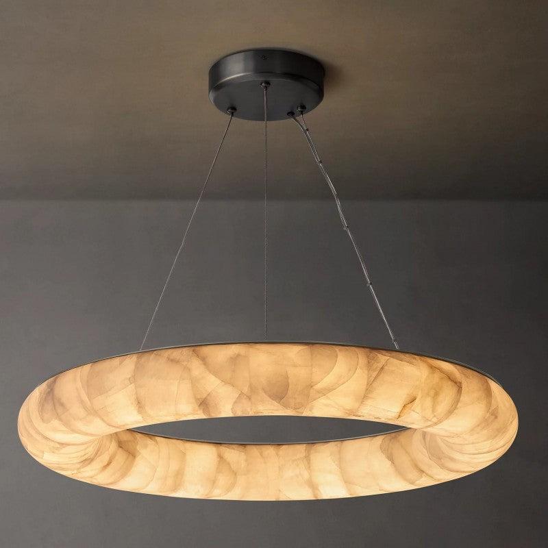 Rivage Lisse Round Chandelier 31″ - King Lamps