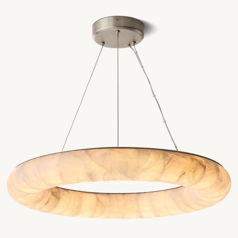 Rivage Lisse Round Chandelier 31″ - King Lamps