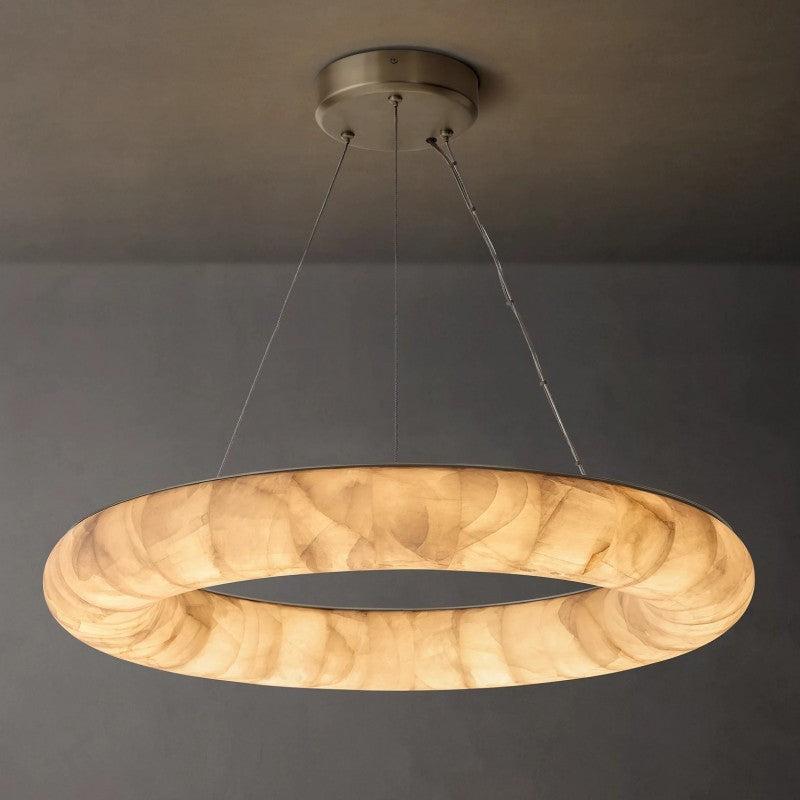 Rivage Lisse Round Chandelier 31″ - King Lamps