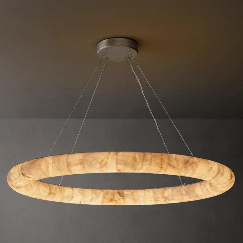 Rivage Lisse Round Chandelier 61″ - King Lamps