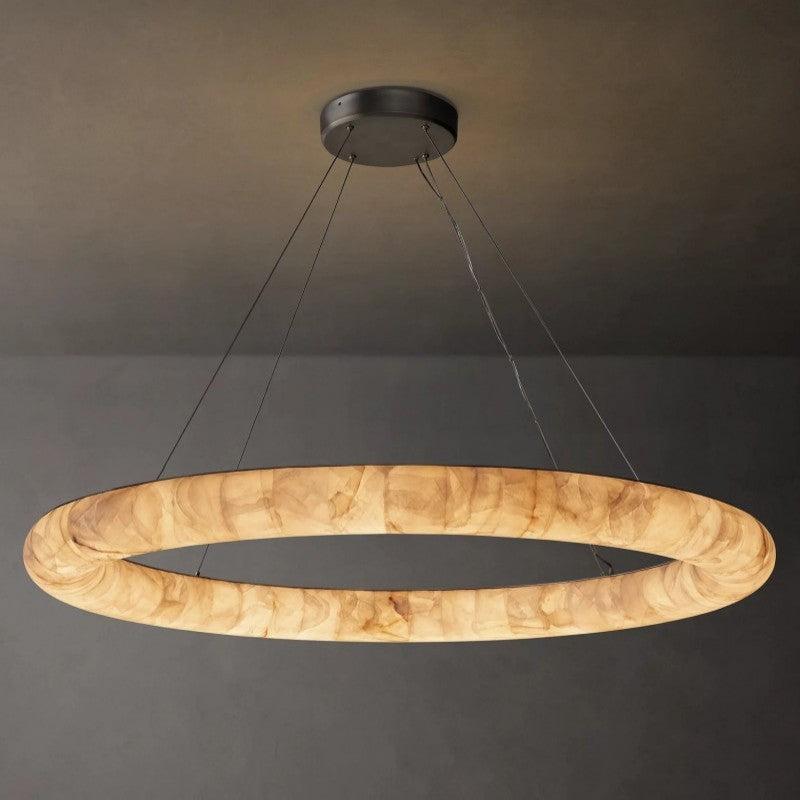 Rivage Lisse Round Chandelier 61″ - King Lamps