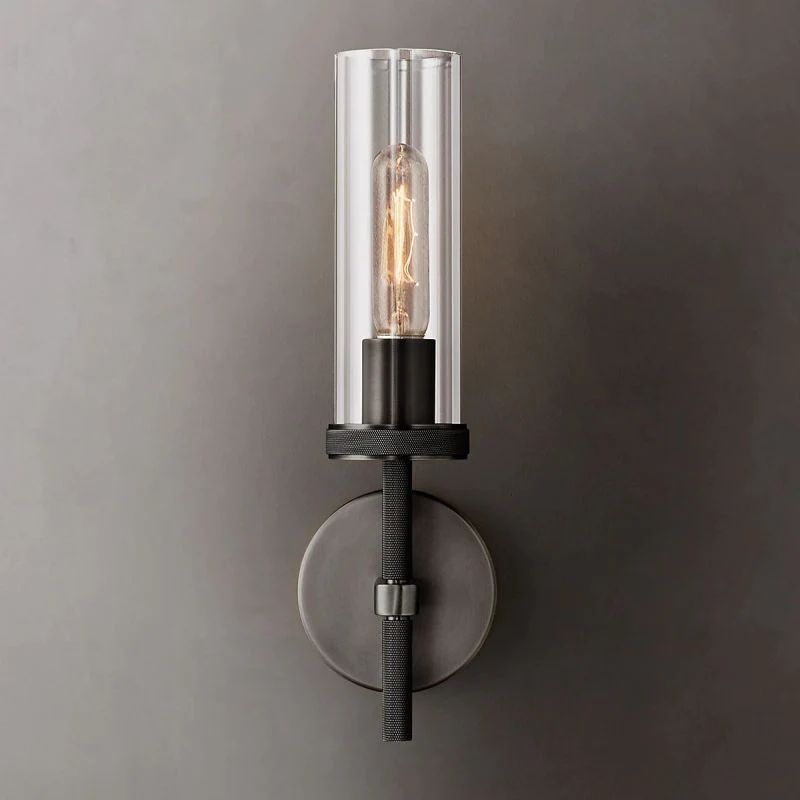 Roval Round Short Wall Sconce-King Lamps