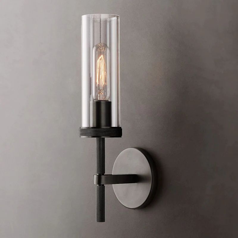 Roval Round Short Wall Sconce-King Lamps