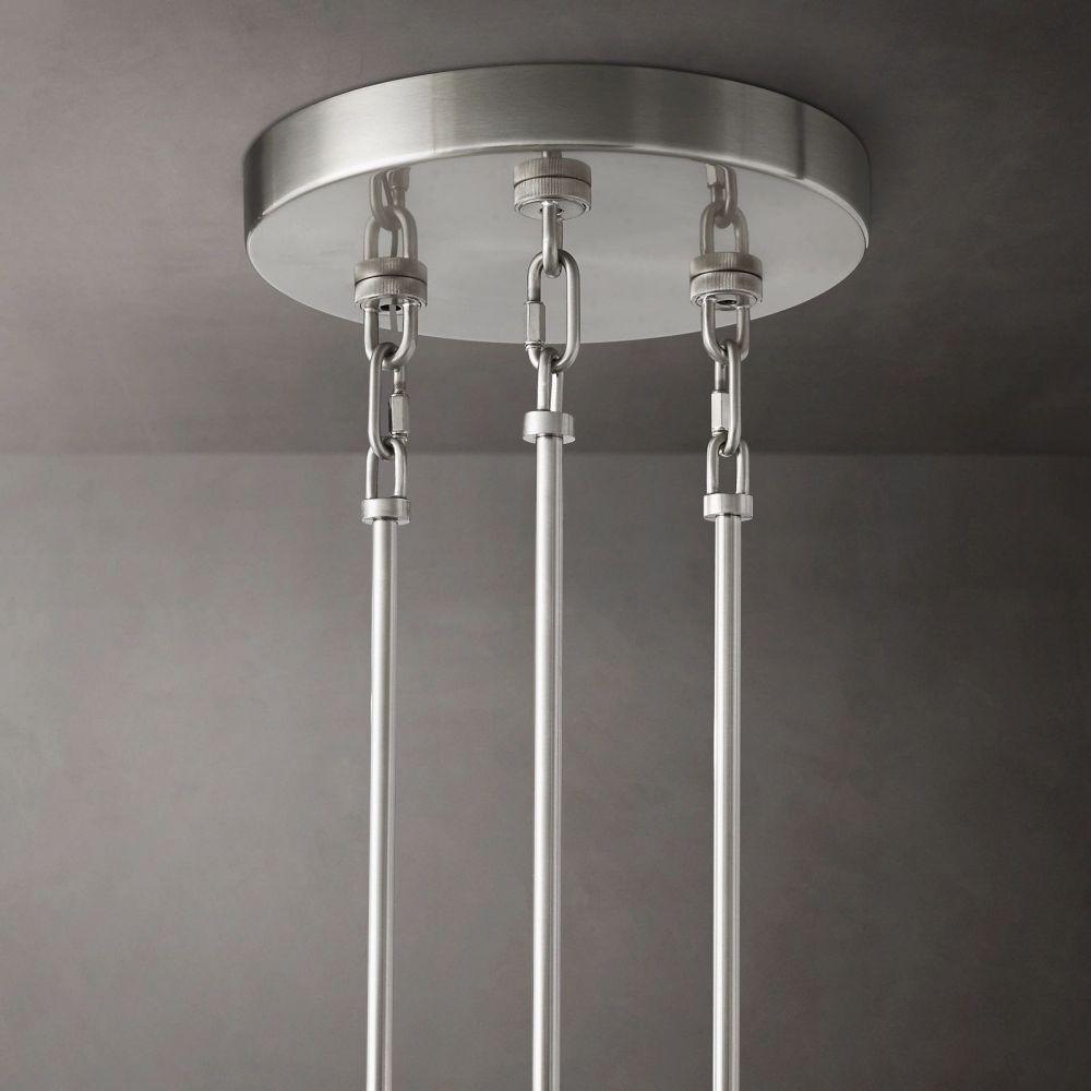 Sirene Smoke Glass Round Chandelier 52" - King Lamps