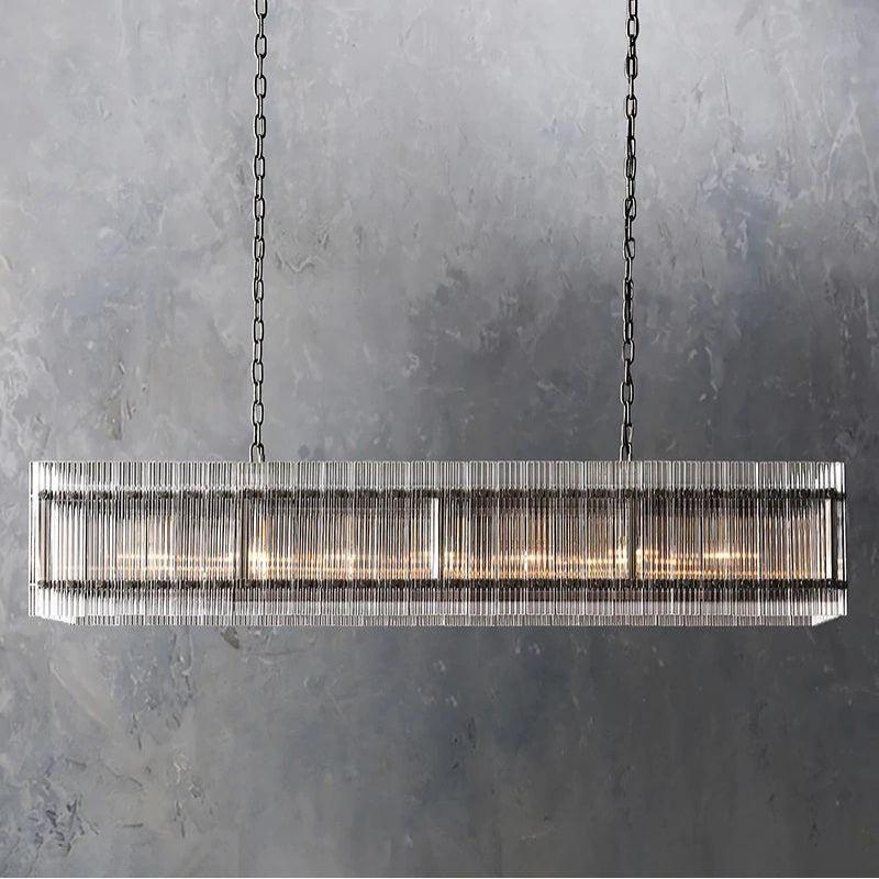 San Marco Rectangular Chandelier 54" - King Lamps