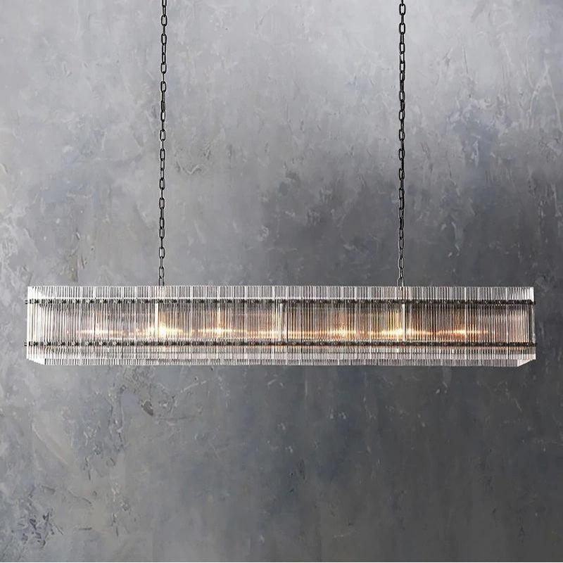 San Marco Rectangular Chandelier 72" - King Lamps