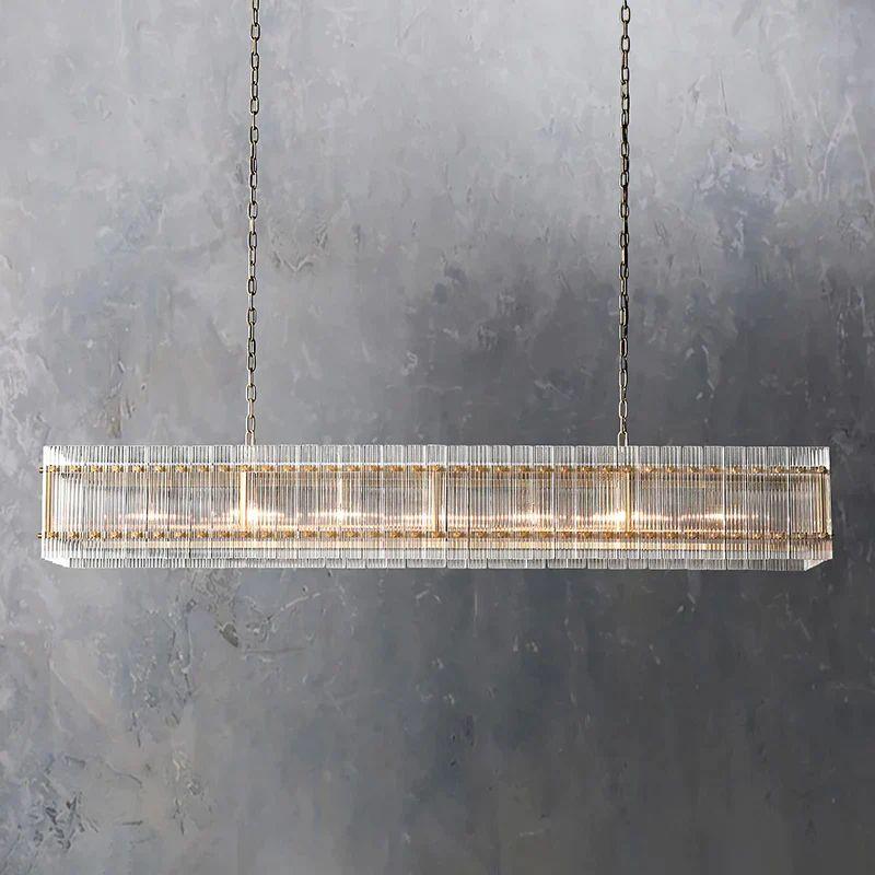San Marco Rectangular Chandelier 72" - King Lamps