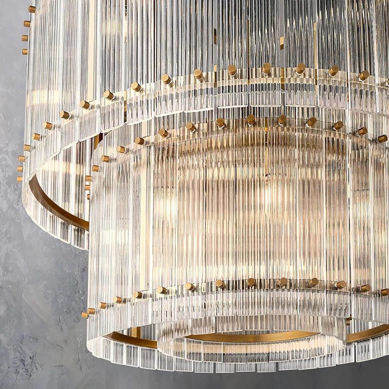 San Marco Two-tier Luxury Round Chandelier 37" - King Lamps