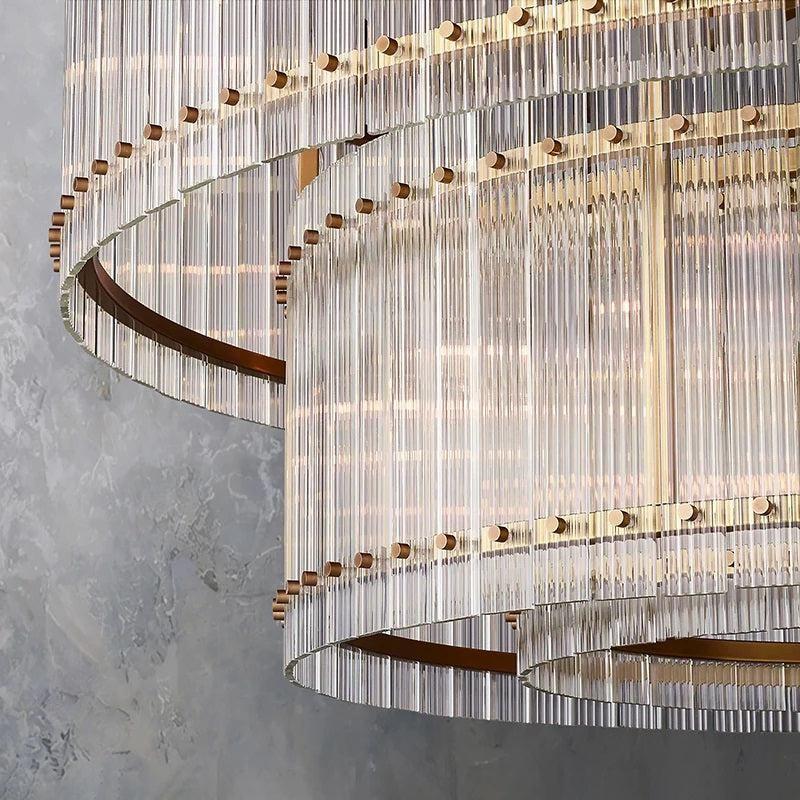 San Marco Two-tier Luxury Round Chandelier 48" - King Lamps