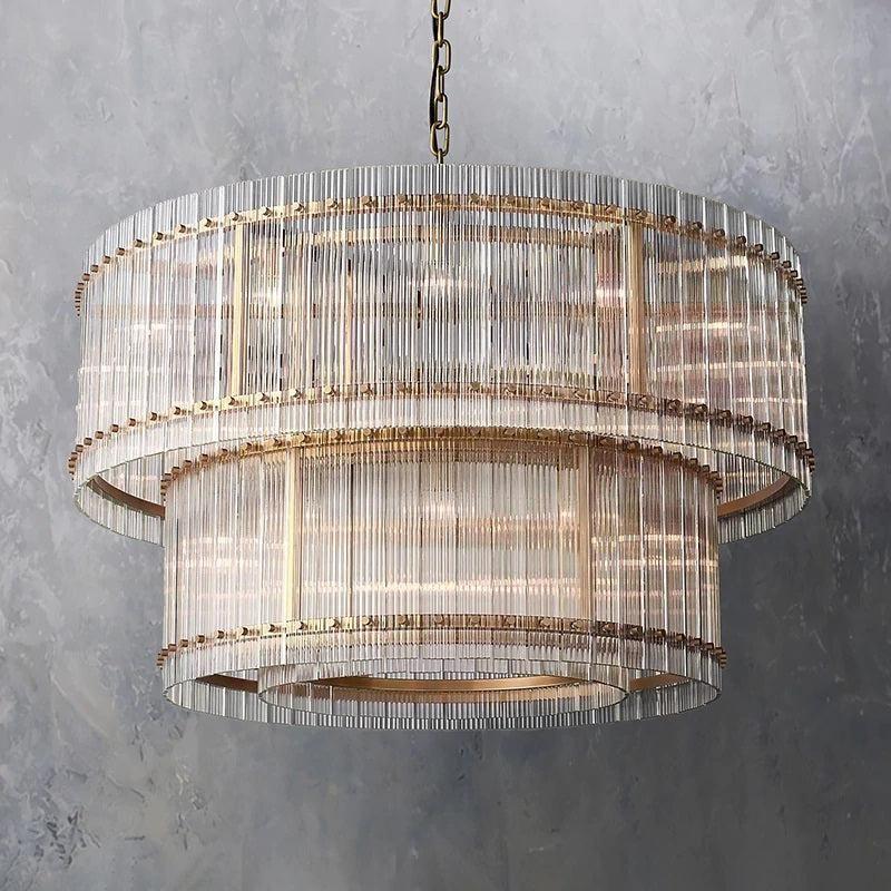 San Marco Two-tier Luxury Round Chandelier 48" - King Lamps