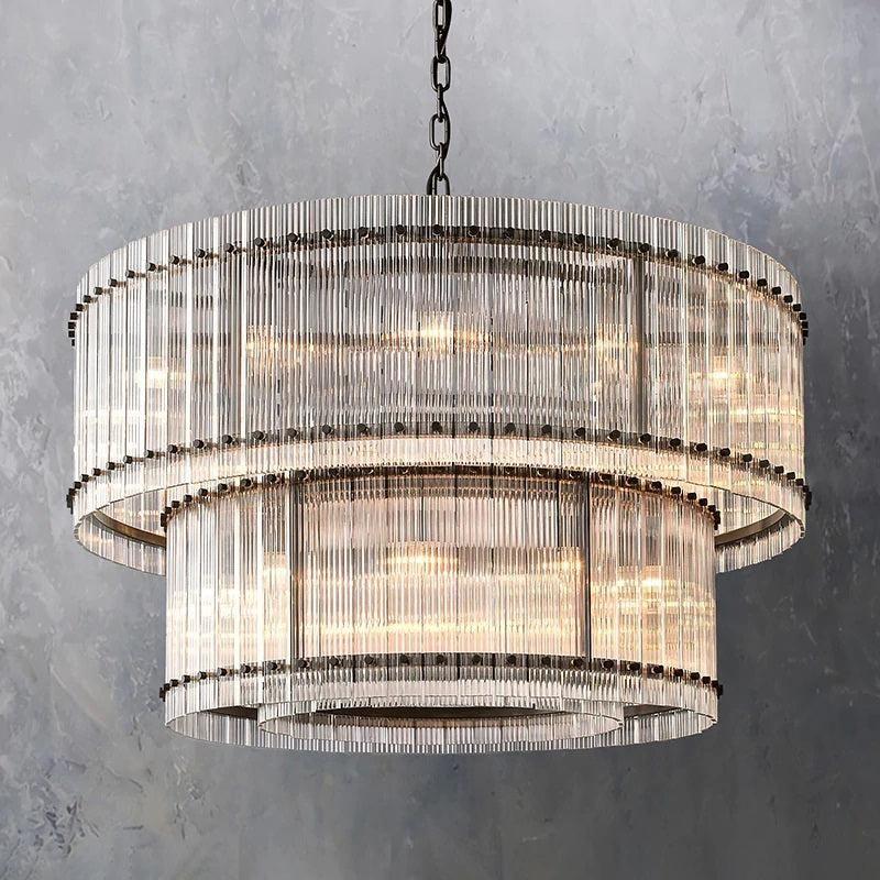 San Marco Two-tier Luxury Round Chandelier 48" - King Lamps