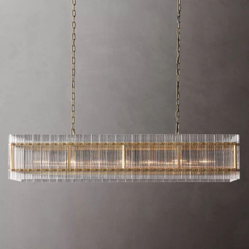 San Marco Rectangular Chandelier 54" - King Lamps