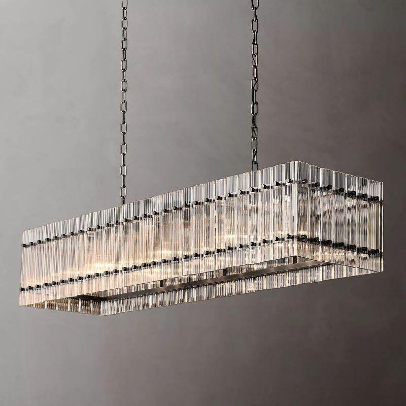 San Marco Rectangular Chandelier 54" - King Lamps