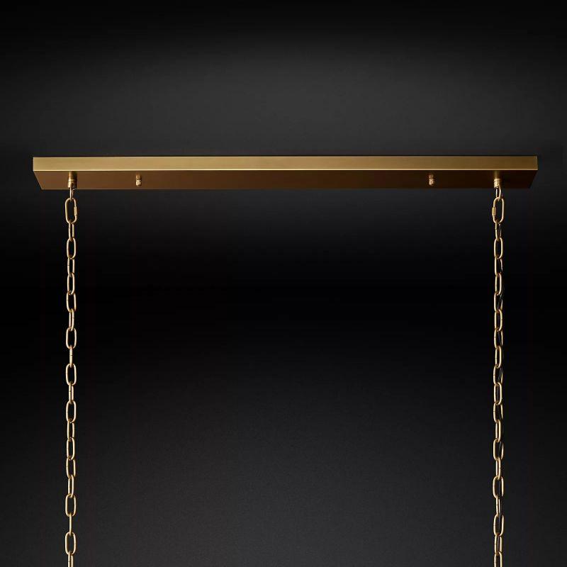 San Marco Rectangular Chandelier 72" - King Lamps