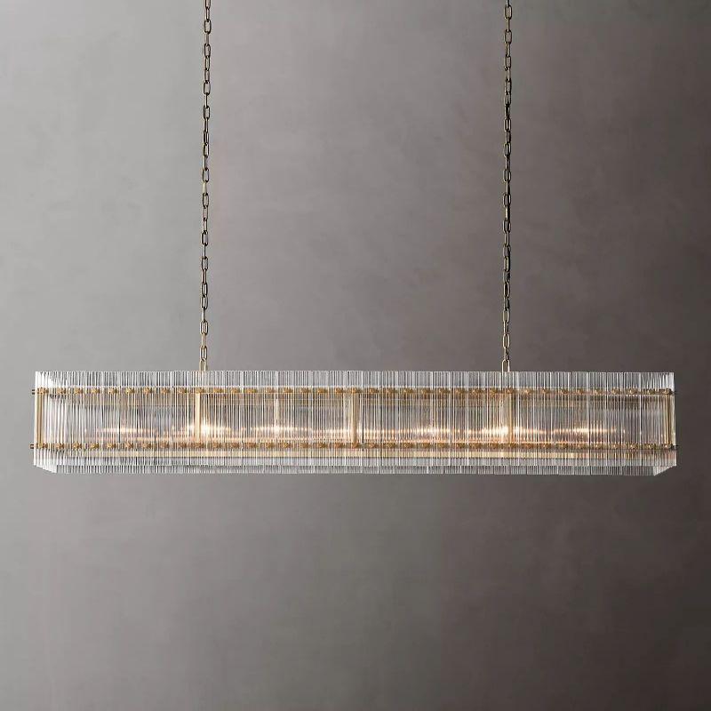 San Marco Rectangular Chandelier 72" - King Lamps
