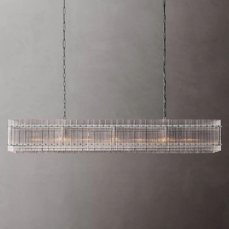San Marco Rectangular Chandelier 72" - King Lamps