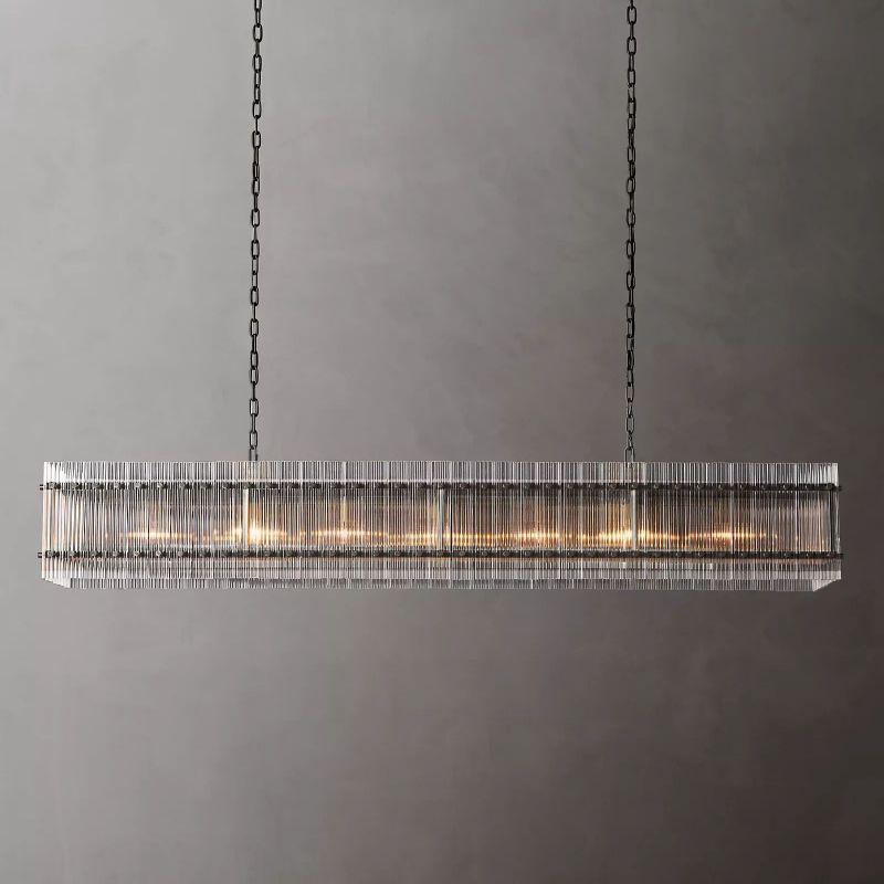 San Marco Rectangular Chandelier 72" - King Lamps