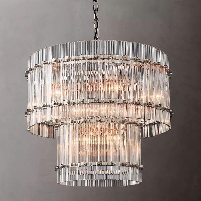 San Marco Two-tier Luxury Round Chandelier 22" - King Lamps