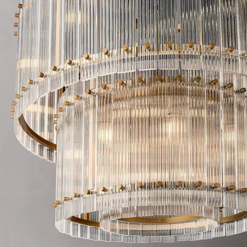 San Marco Two-tier Luxury Round Chandelier 37" - King Lamps