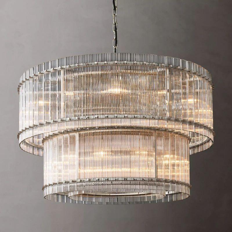 San Marco Two-tier Luxury Round Chandelier 48" - King Lamps