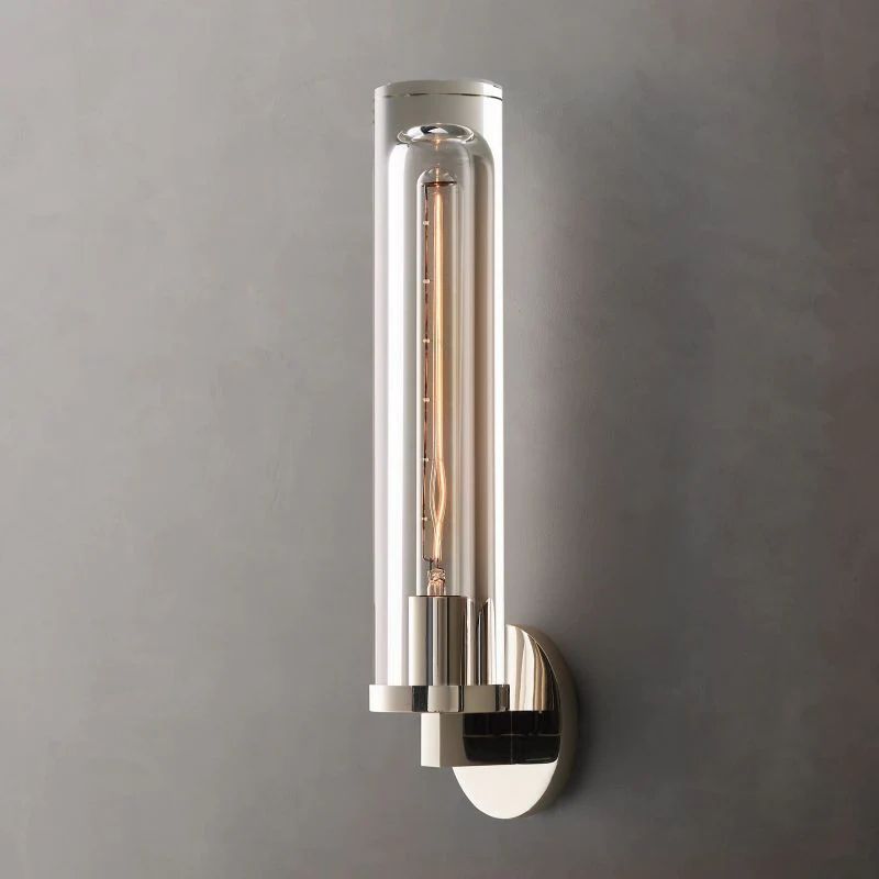 Sova Round Tube Bathroom Sconce - King Lamps