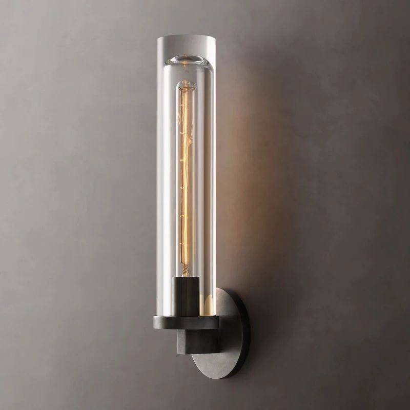 Sova Round Tube Bathroom Sconce - King Lamps