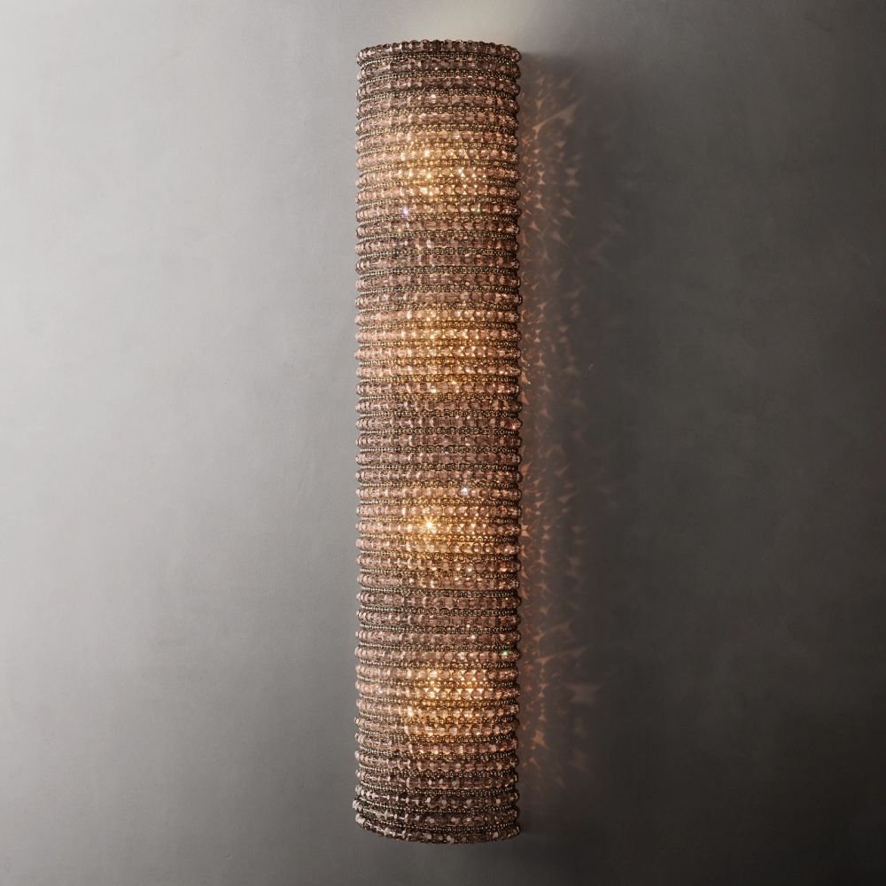 Halo Grand Crystal Sconce 36"H - King Lamps